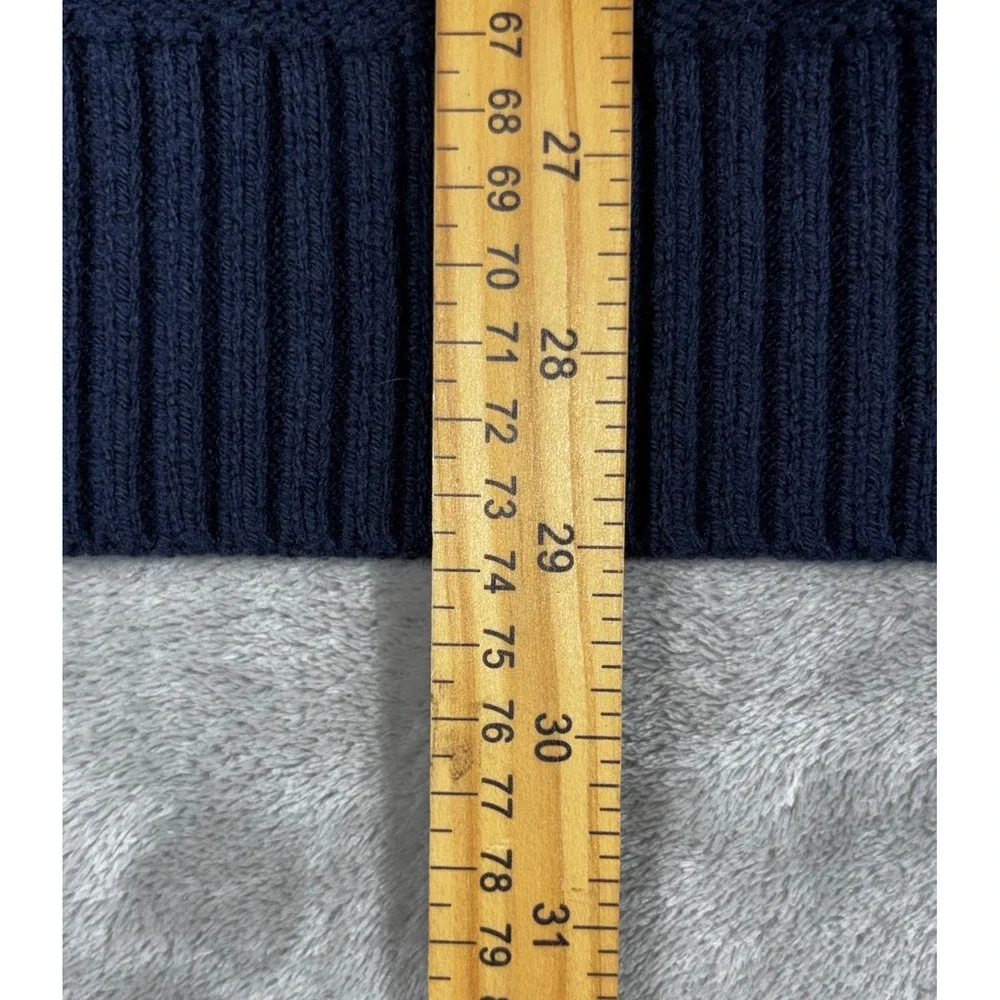Banana Republic Cardigan Mens XL Blue Striped Shawl‎ Collar Blend